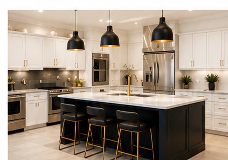 Modern kitchen remodeling project
